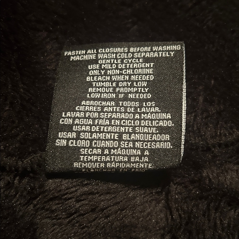 32 Degrees Heat full zip up‎ Black Plush Jacket Size M - Picture 10 of 10